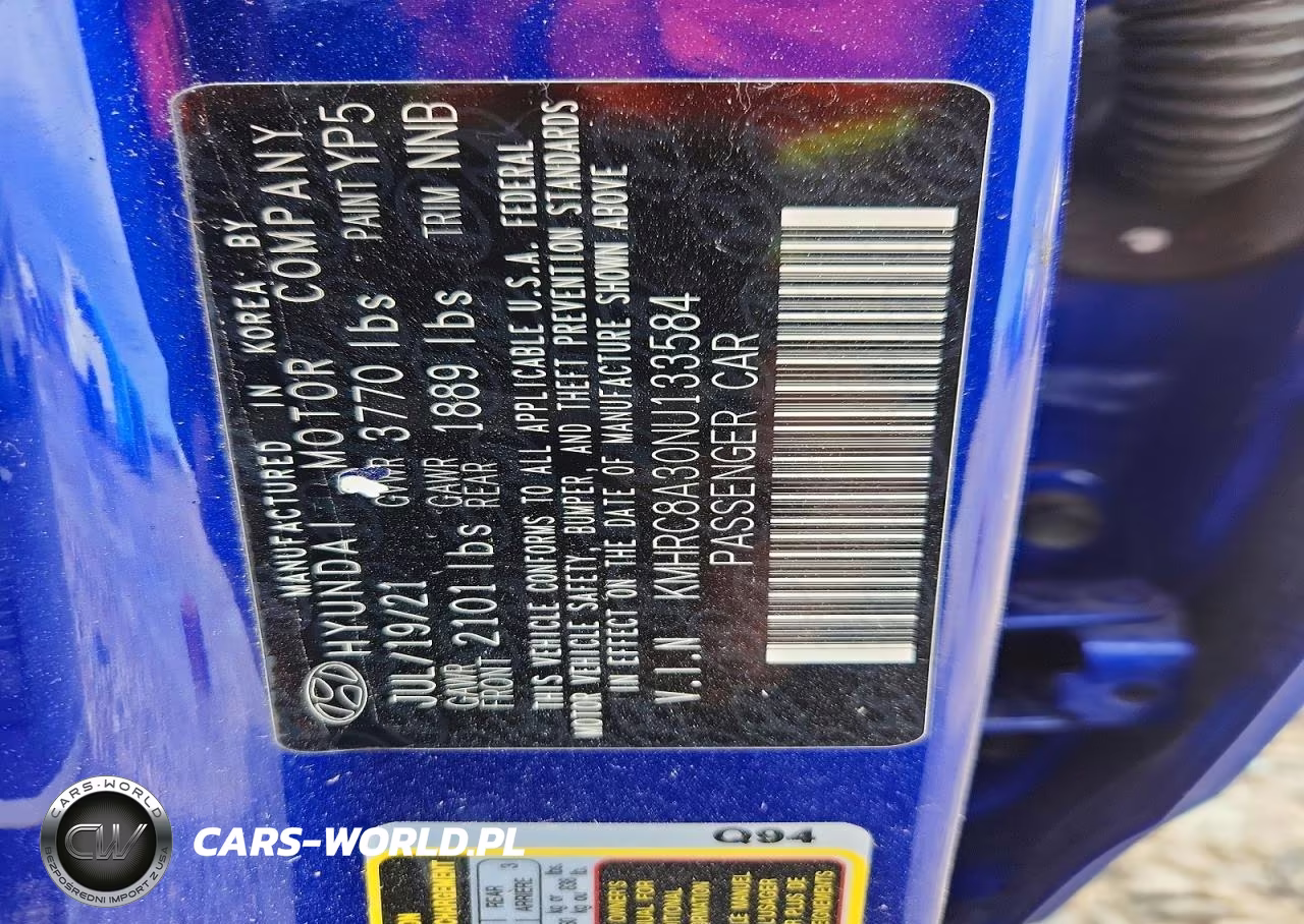 2022 Hyundai Venue Sel VIN:KMHRC8A30NU133584 - 13