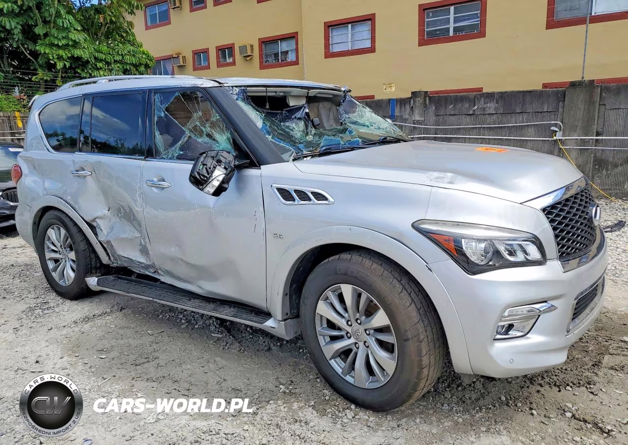 2017 Infiniti Qx80 Base VIN:JN8AZ2NFXH9645334 - 4