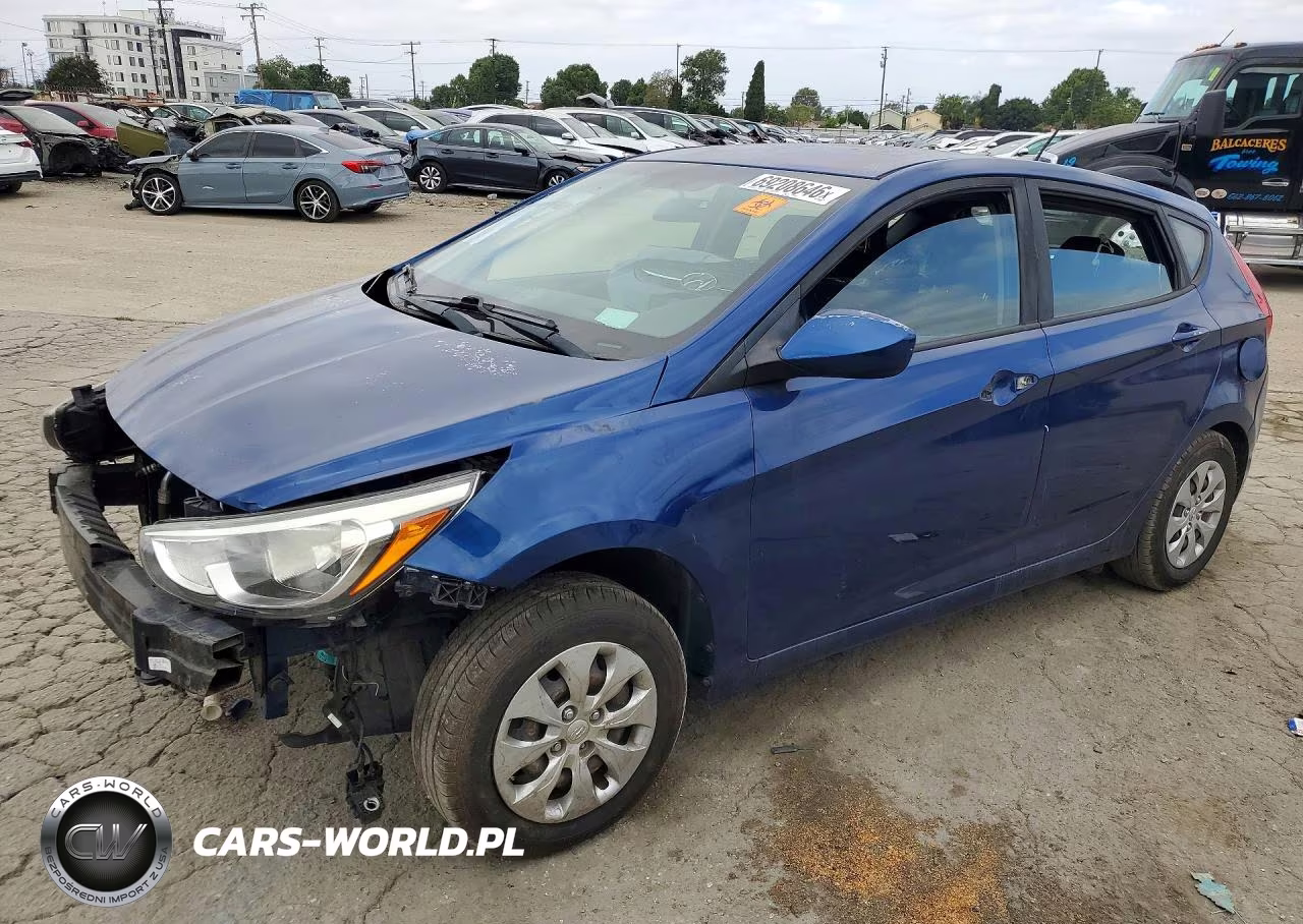 2017 Hyundai Accent Se VIN:KMHCT5AE1HU343671 - 1