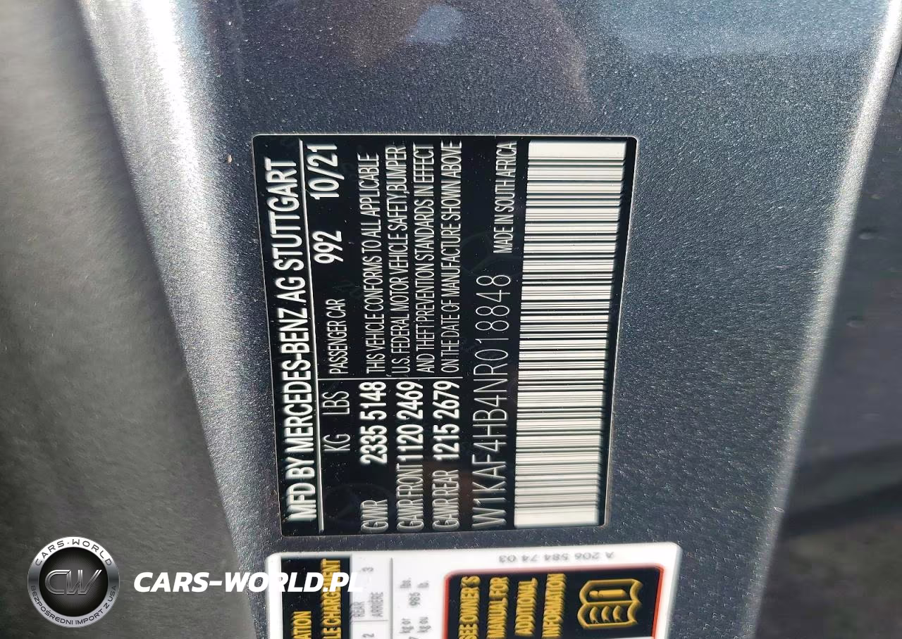 2022 Mercedes-Benz C 300 4Matic VIN:W1KAF4HB4NR018848 - 13