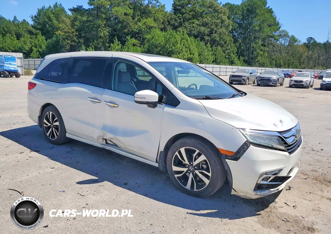 2018 Honda Odyssey Elite VIN:5FNRL6H95JB034734 - 4
