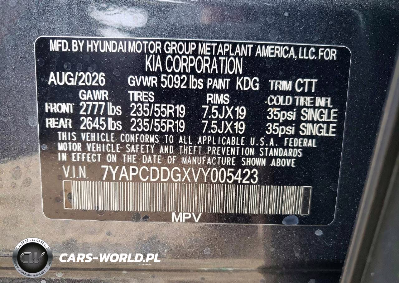 2027 Kia Sportage Hybrid X-Line VIN:7YAPCDDGXVY005423 - 13