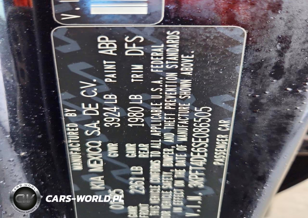 2025 Kia K4 Lxs VIN:3KPFT4DE6SE086505 - 12