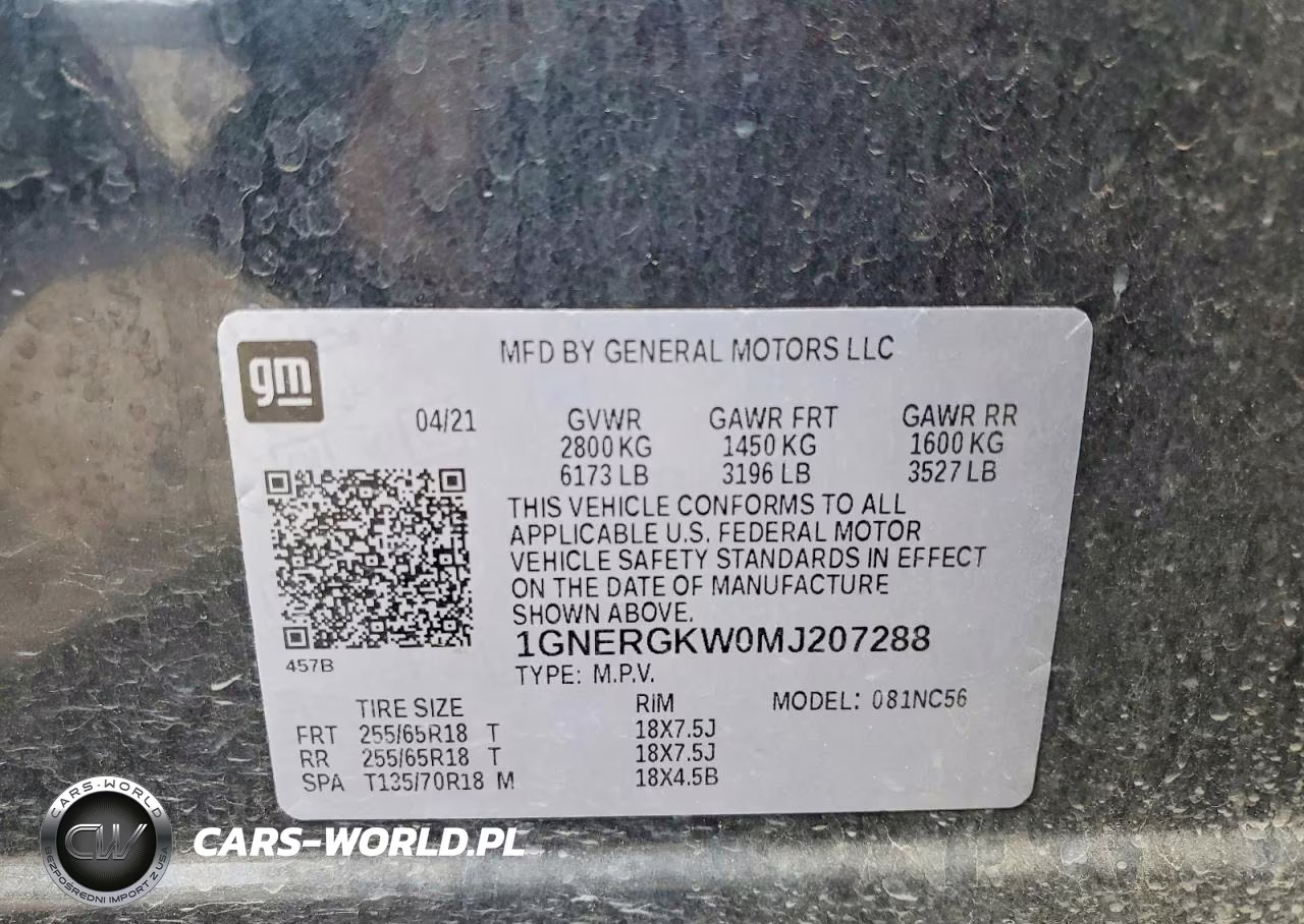 2021 Chevrolet Traverse Lt VIN:1GNERGKW0MJ207288 - 13