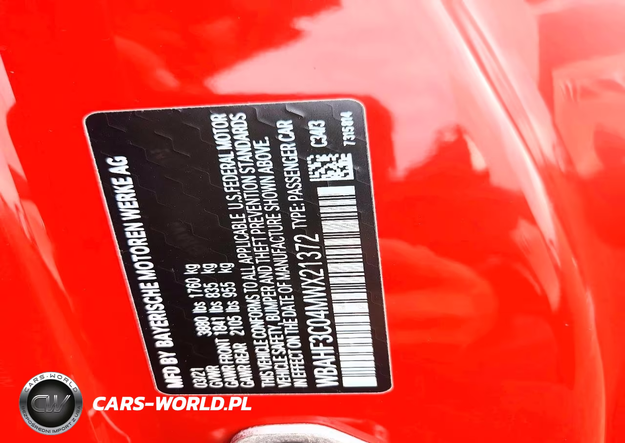 2021 BMW Z4 Sdrive30I VIN:WBAHF3C04MWX21372 - 12