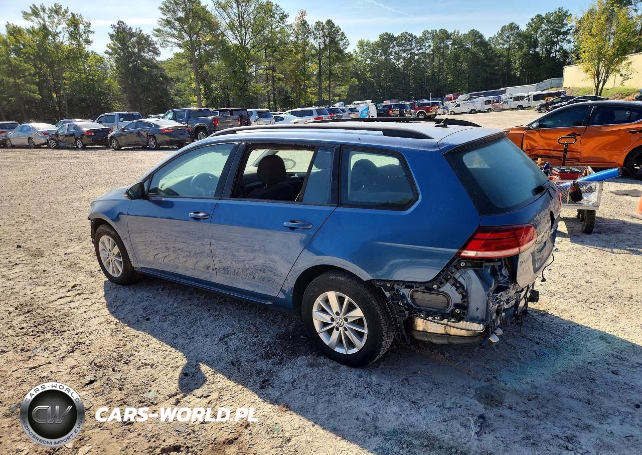 2019 Volkswagen Golf Sportwagen S VIN:3VWY57AU8KM515551 - 2