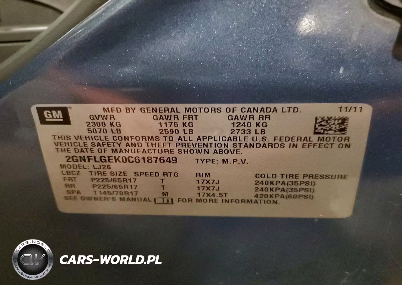 2012 Chevrolet Equinox Ltz VIN:2GNFLGEK0C6187649 - 13