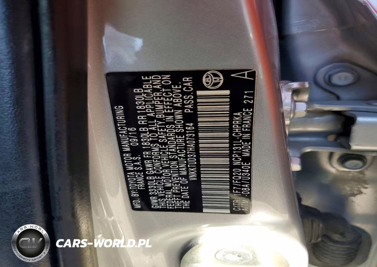 2017 Toyota Yaris 5-Door L Fleet VIN:VNKKTUD37HA073164 - 12