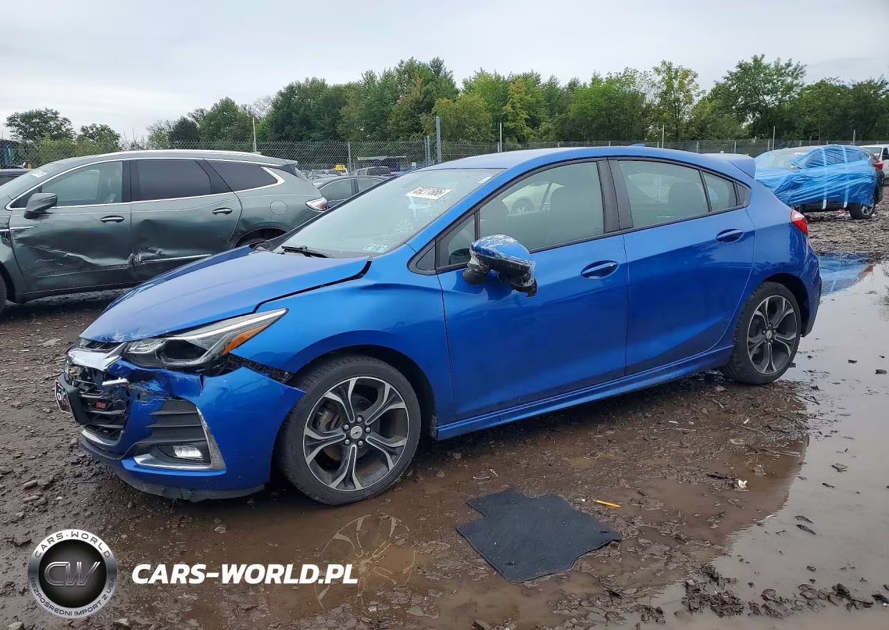 2019 Chevrolet Cruze Lt VIN:3G1BE6SM1KS531564 - 1