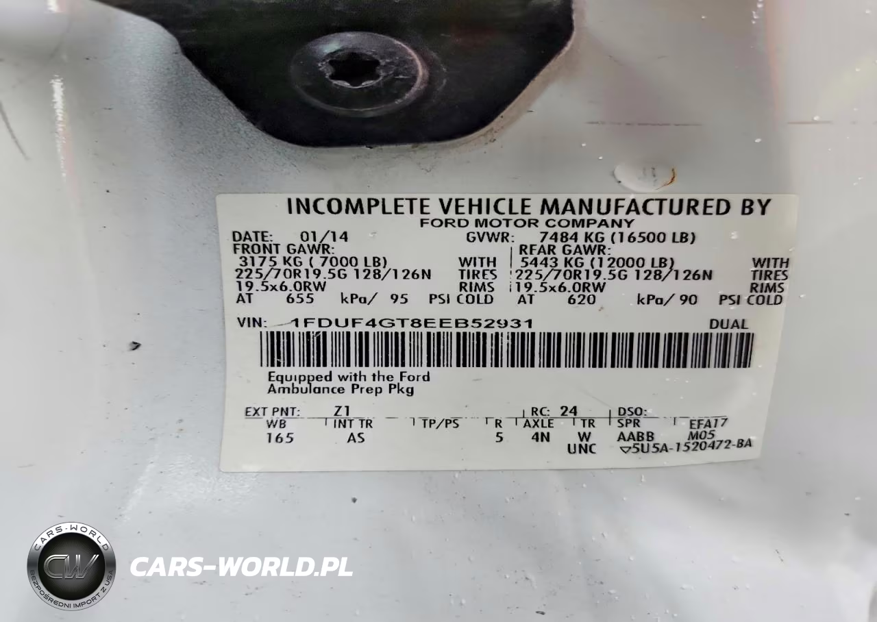 2014 Ford F450 Super Duty VIN:1FDUF4GT8EEB52931 - 13