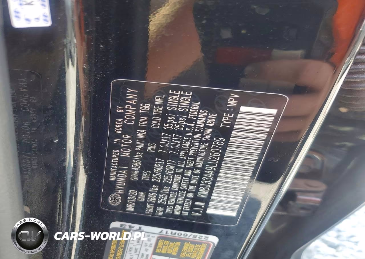 2020 Hyundai Tucson Value VIN:KM8J33A49LU260789 - 13