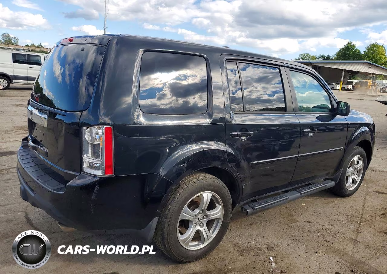 2015 Honda Pilot Exl VIN:5FNYF3H53FB013726 - 3