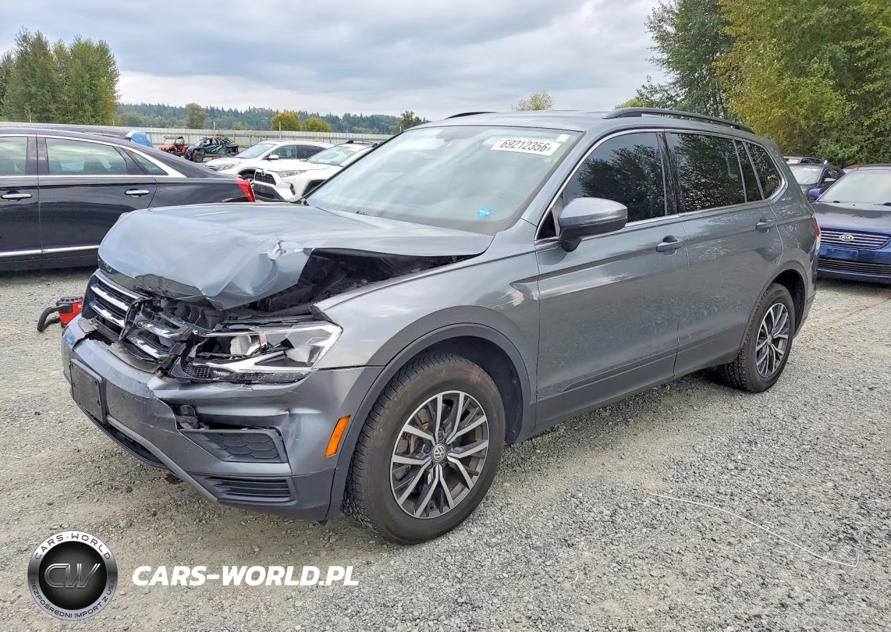 2019 Volkswagen Tiguan Se VIN:3VV2B7AX0KM023545 - 1