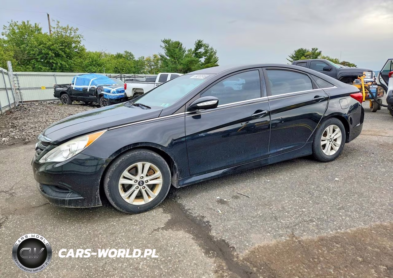 2014 Hyundai Sonata Gls VIN:5NPEB4AC5EH841192 - 1