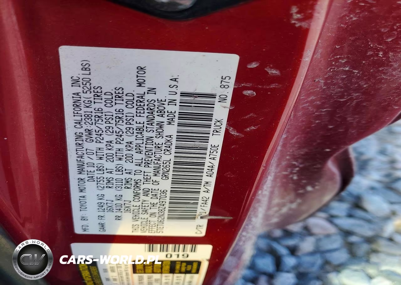 2008 Toyota Tacoma Prerunner V6 VIN:5TETU62N38Z497036 - 13