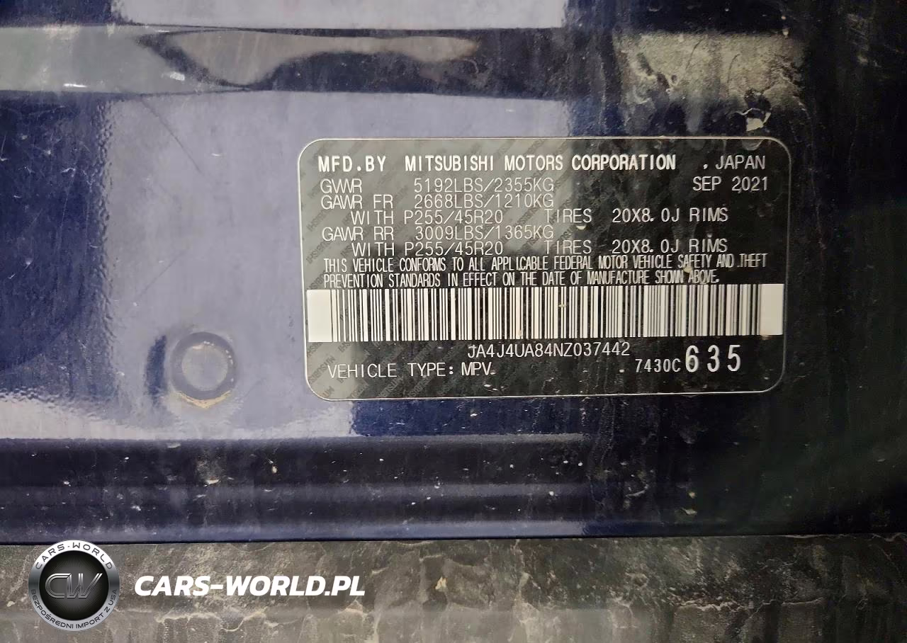 2022 Mitsubishi Outlander Se VIN:JA4J4UA84NZ037442 - 14