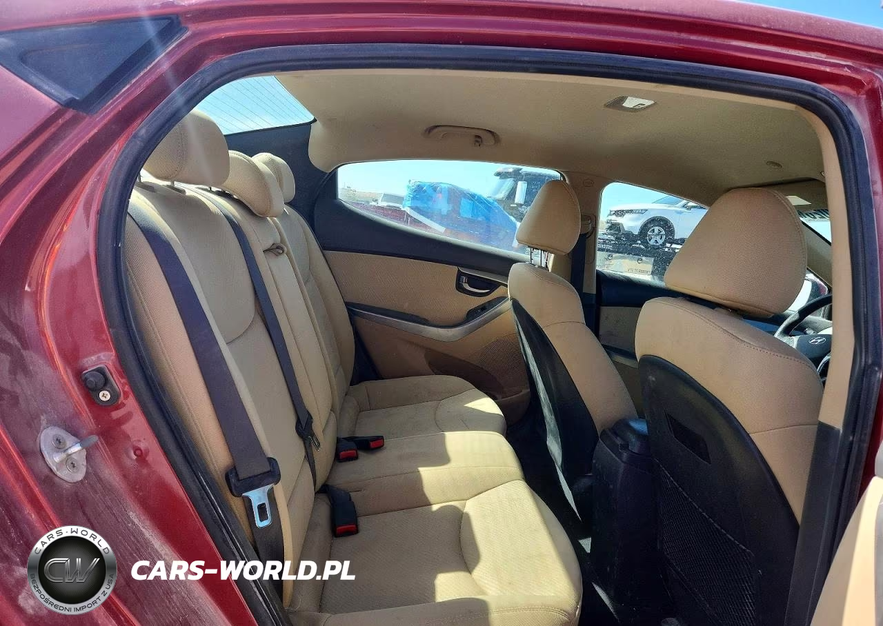 2012 Hyundai Elantra Gls VIN:KMHDH4AE2CU323504 - 10