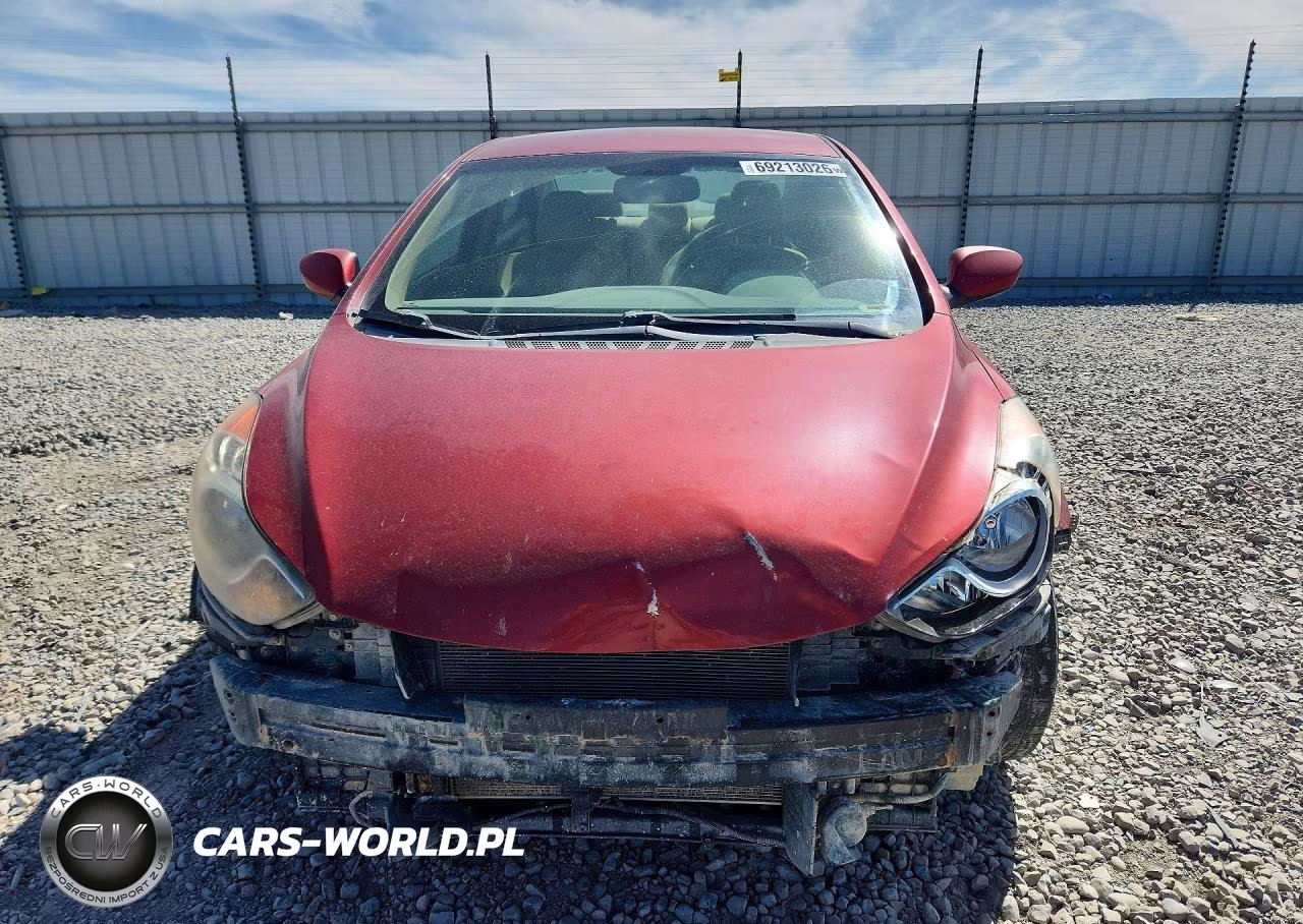 2012 Hyundai Elantra Gls VIN:KMHDH4AE2CU323504 - 5