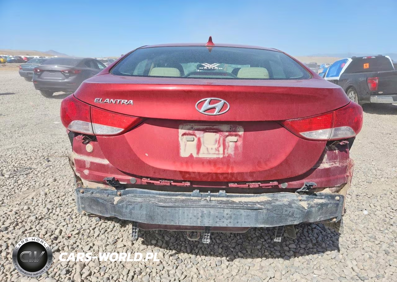 2012 Hyundai Elantra Gls VIN:KMHDH4AE2CU323504 - 6
