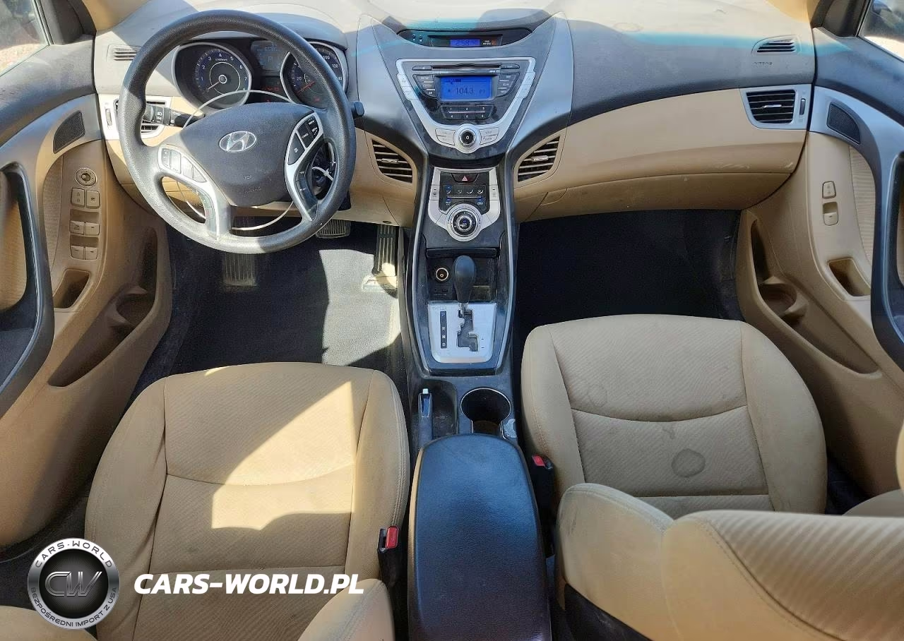 2012 Hyundai Elantra Gls VIN:KMHDH4AE2CU323504 - 8