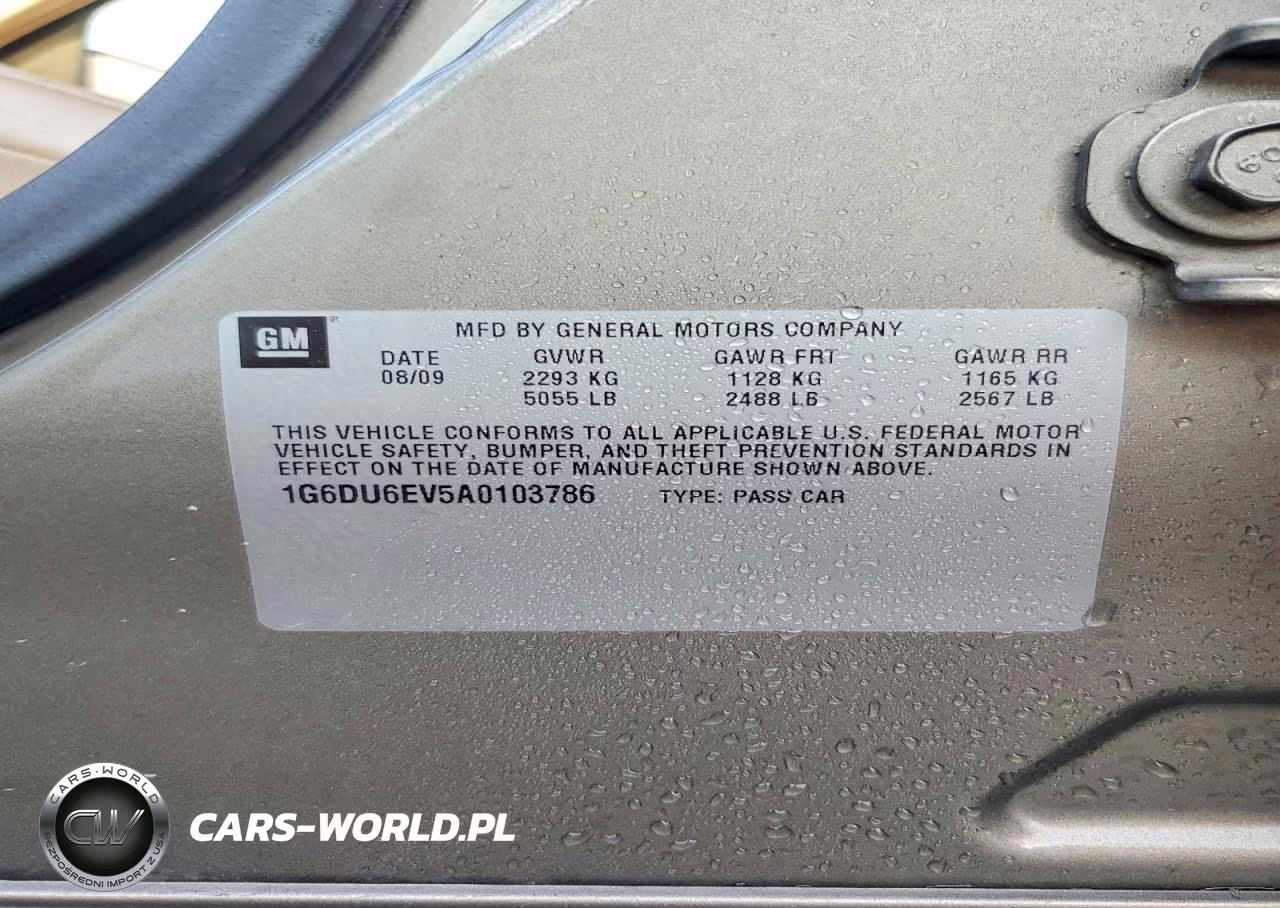 2010 Cadillac Sts VIN:1G6DU6EV5A0103786 - 12