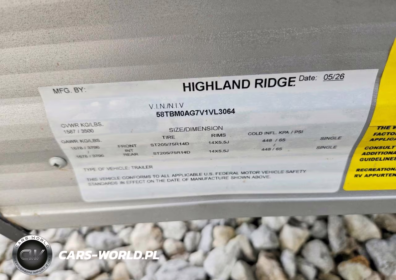 2027 Open Range Highland Ridge VIN:58TBM0AG7V1VL3064 - 10