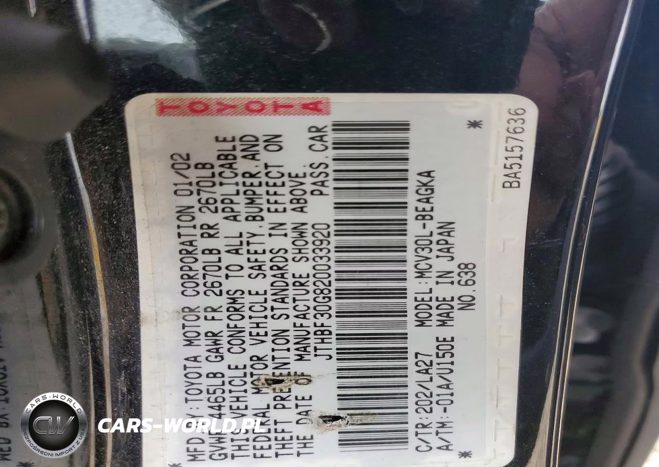 2002 Lexus Es 300 VIN:JTHBF30G820033920 - 12