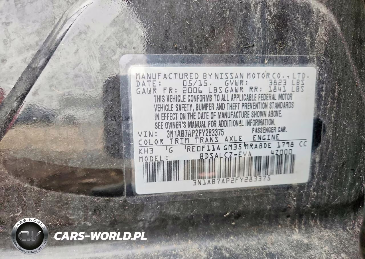 2015 Nissan Sentra S VIN:3N1AB7AP2FY283375 - 12