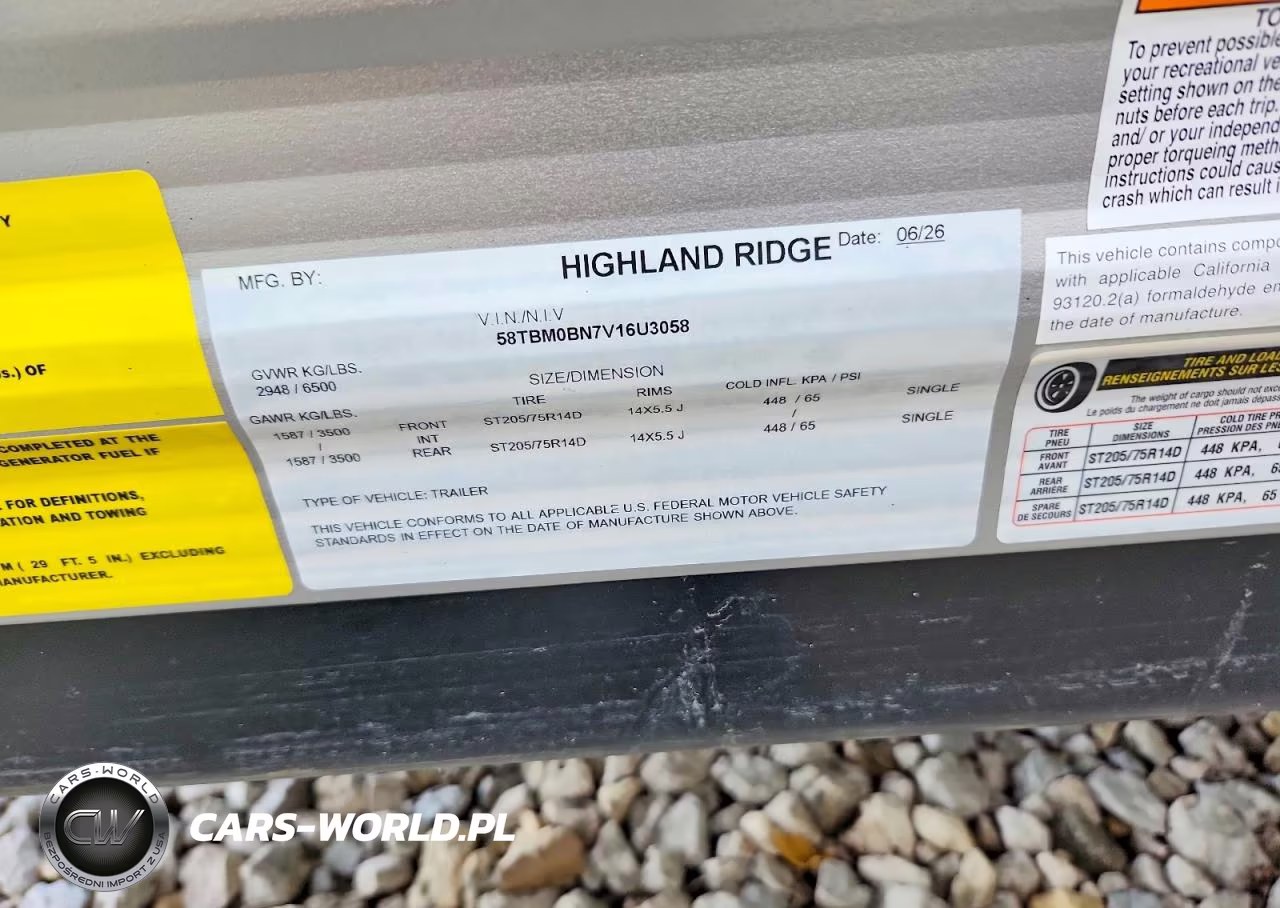 2027 Open Range Highland Ridge VIN:58TBM0BN7V16U3058 - 10