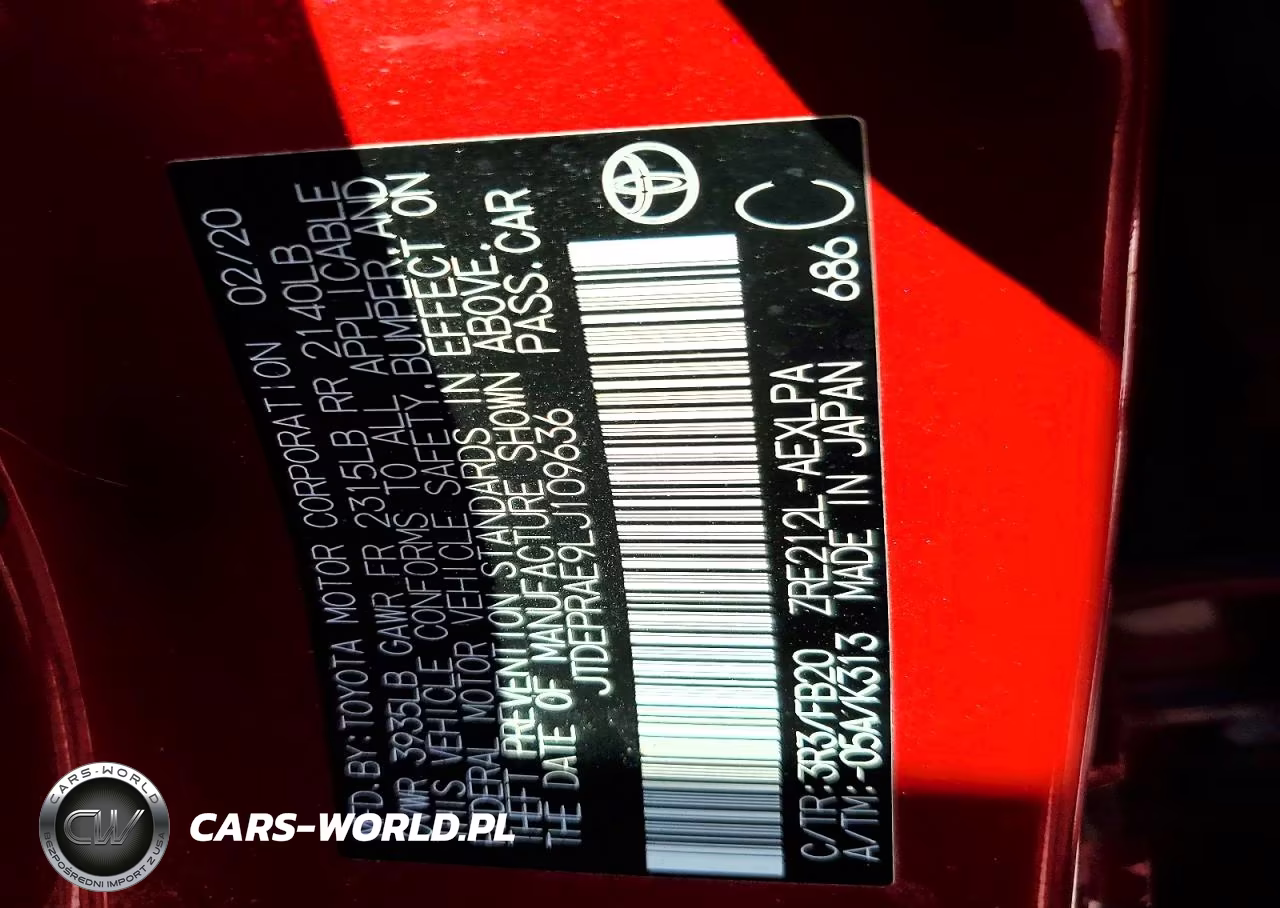 2020 Toyota Corolla Le VIN:JTDEPRAE9LJ109636 - 12