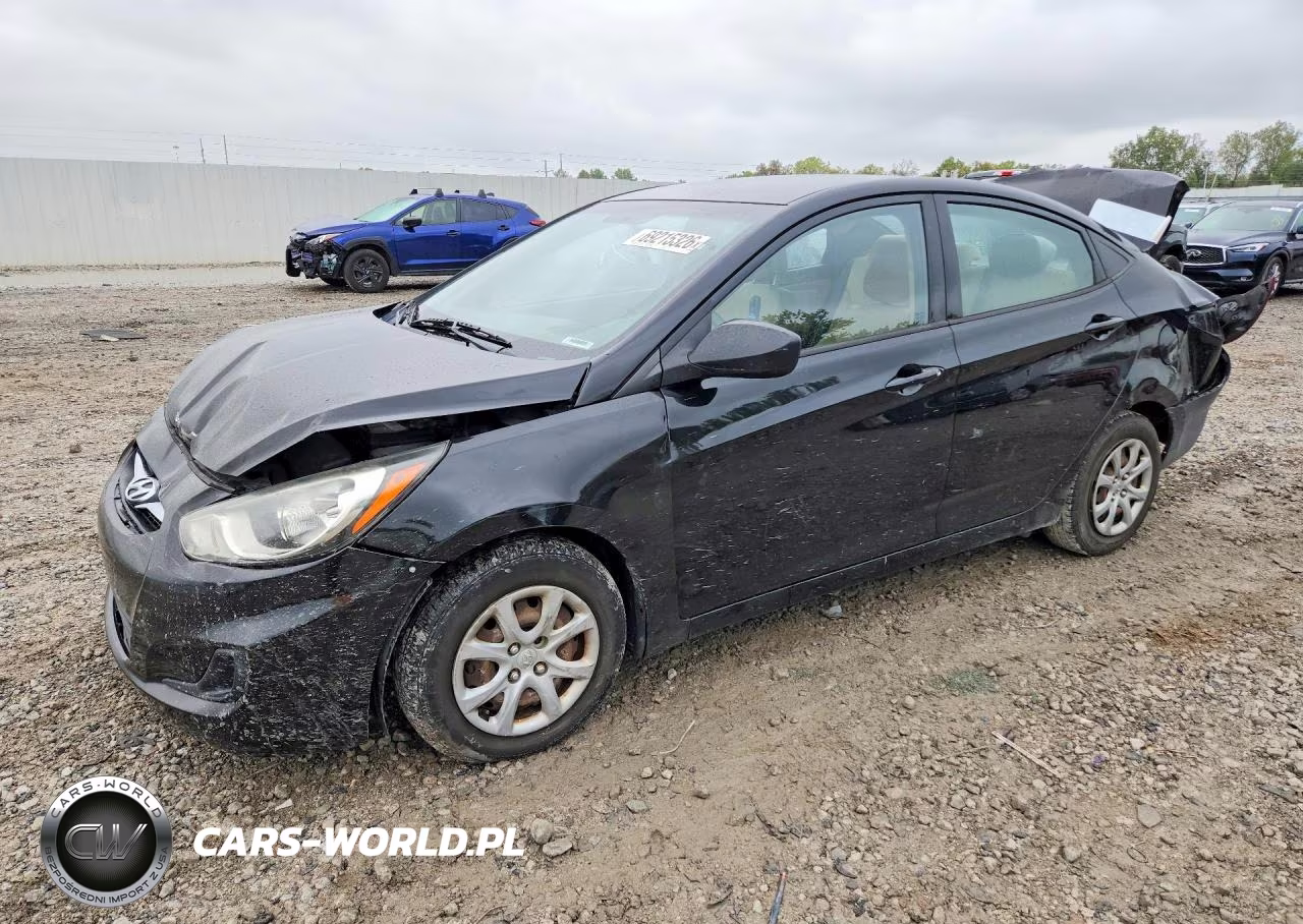 2012 Hyundai Accent Gls VIN:KMHCT4AE2CU169001 - 1
