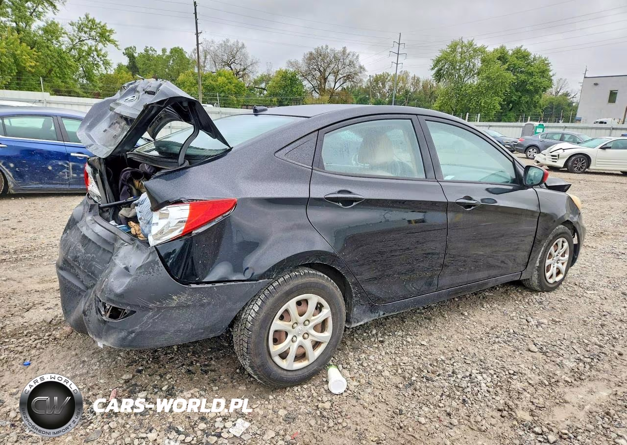 2012 Hyundai Accent Gls VIN:KMHCT4AE2CU169001 - 3