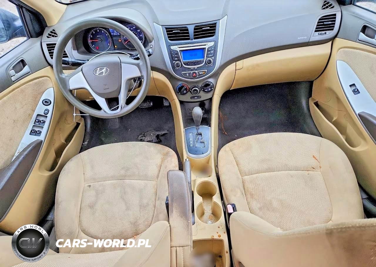 2012 Hyundai Accent Gls VIN:KMHCT4AE2CU169001 - 8