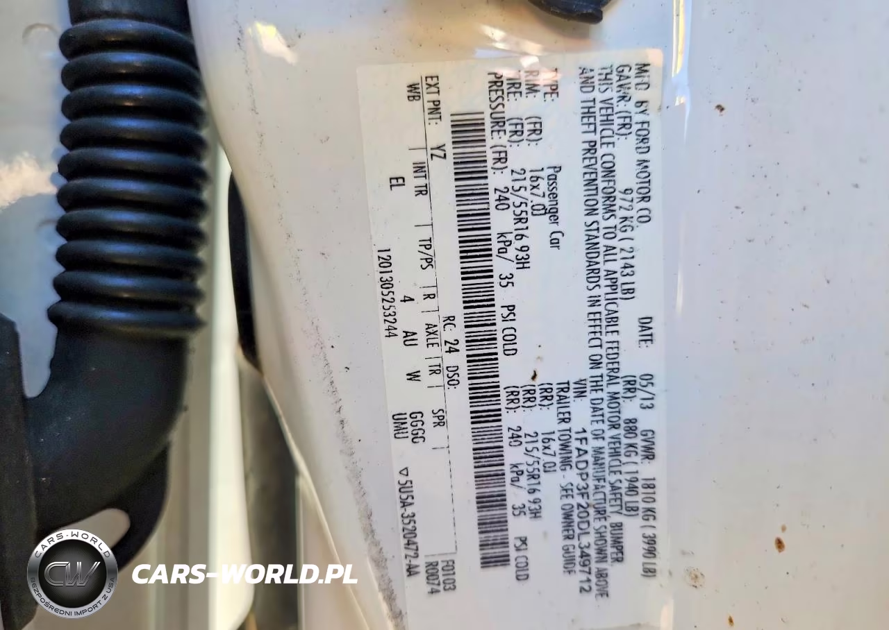 2013 Ford Focus Se VIN:1FADP3F20DL349712 - 12