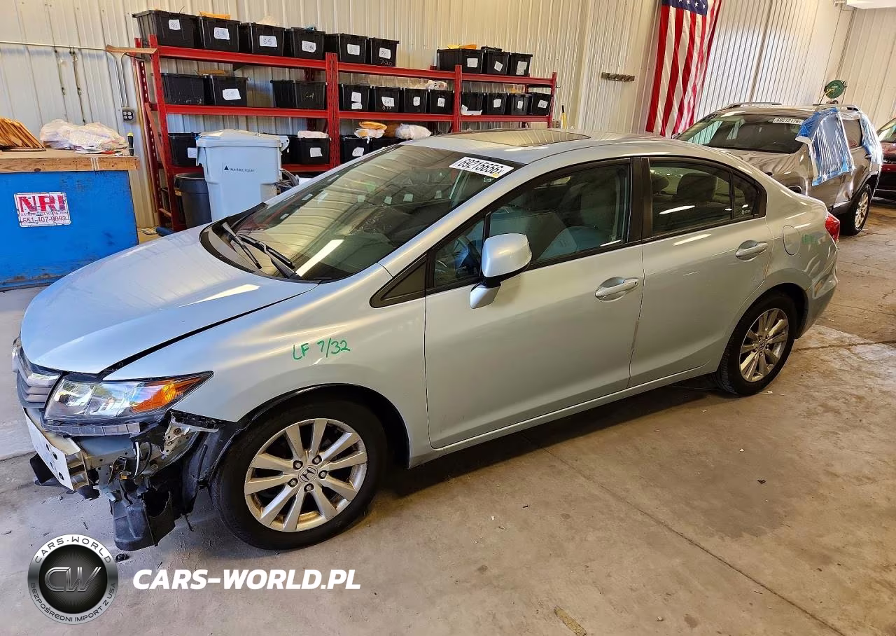 2012 Honda Civic Ex VIN:19XFB2F85CE001699 - 1