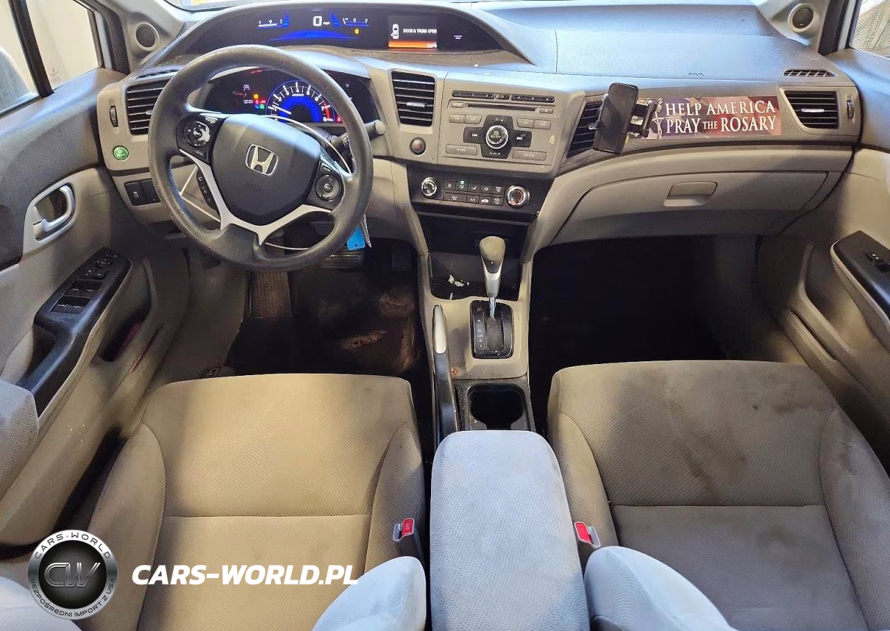 2012 Honda Civic Ex VIN:19XFB2F85CE001699 - 8