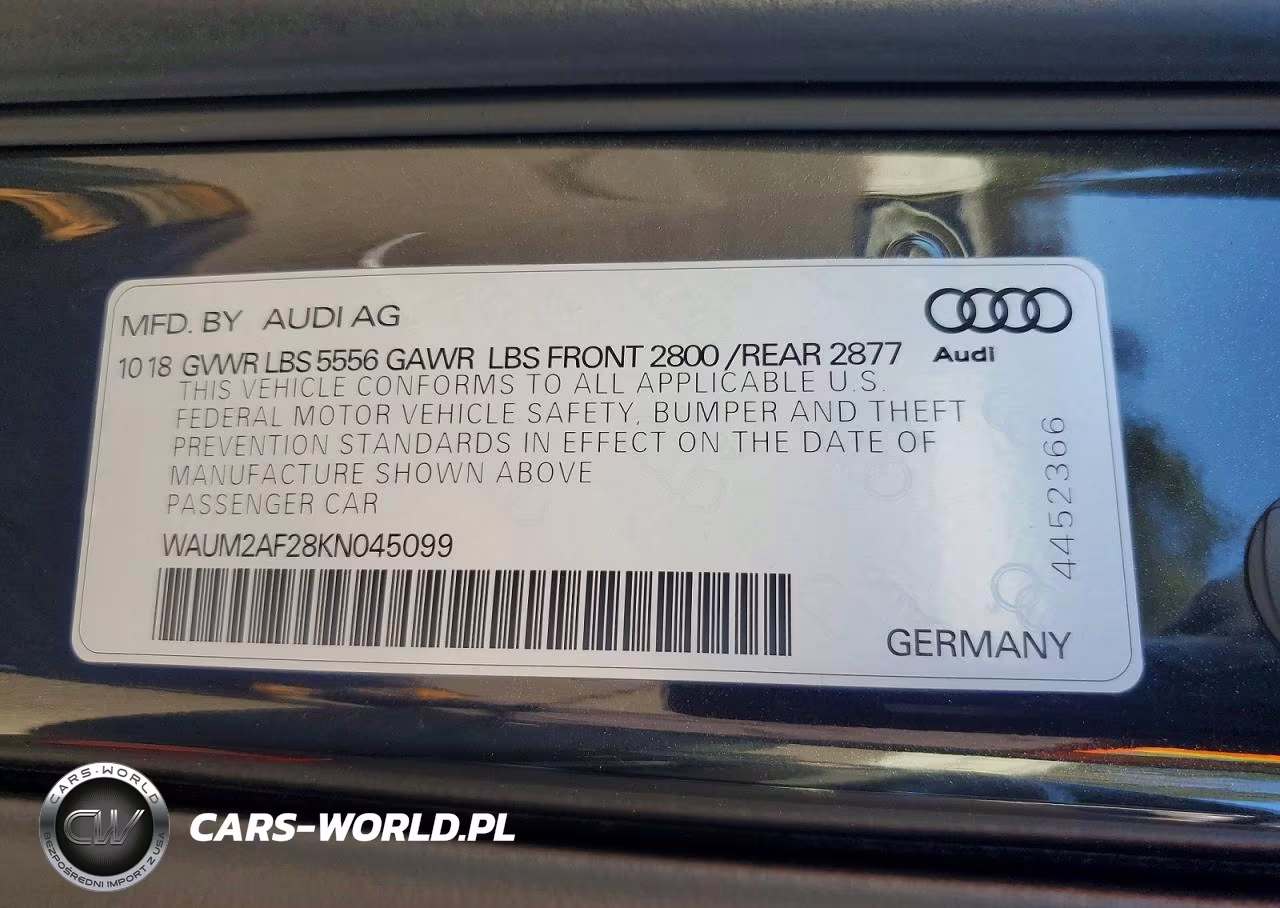 2019 Audi A6 Prestige VIN:WAUM2AF28KN045099 - 12
