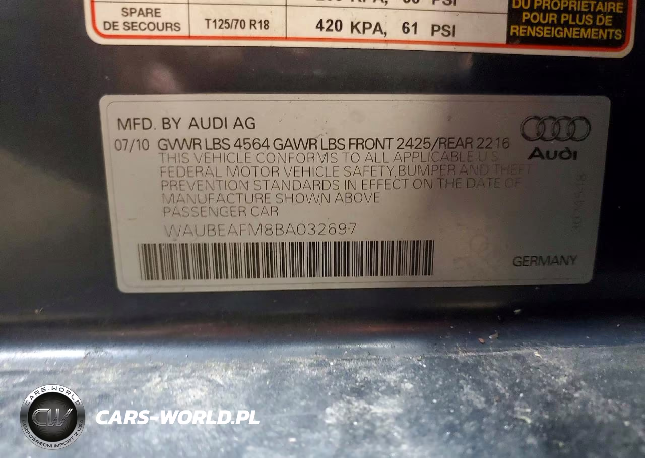 2011 Audi A3 Premium VIN:WAUBEAFM8BA032697 - 13