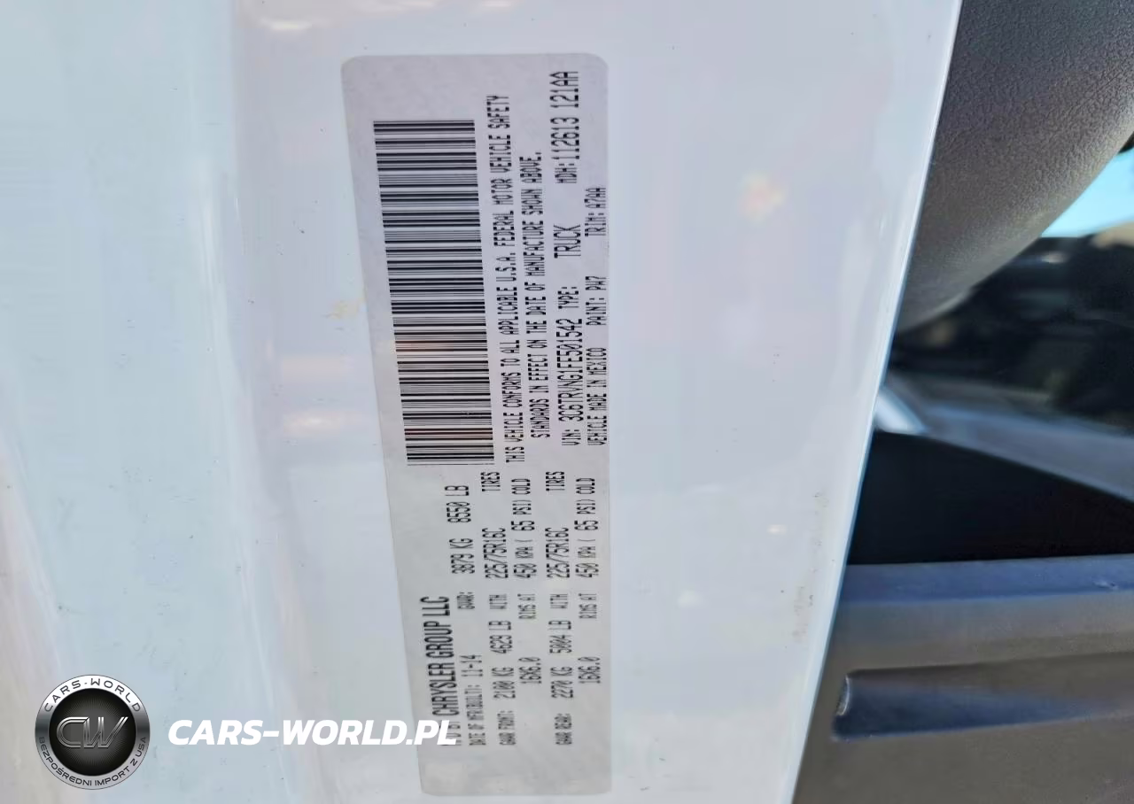 2015 Ram Promaster 1500 Delivery Van VIN:3C6TRVNG1FE501542 - 13