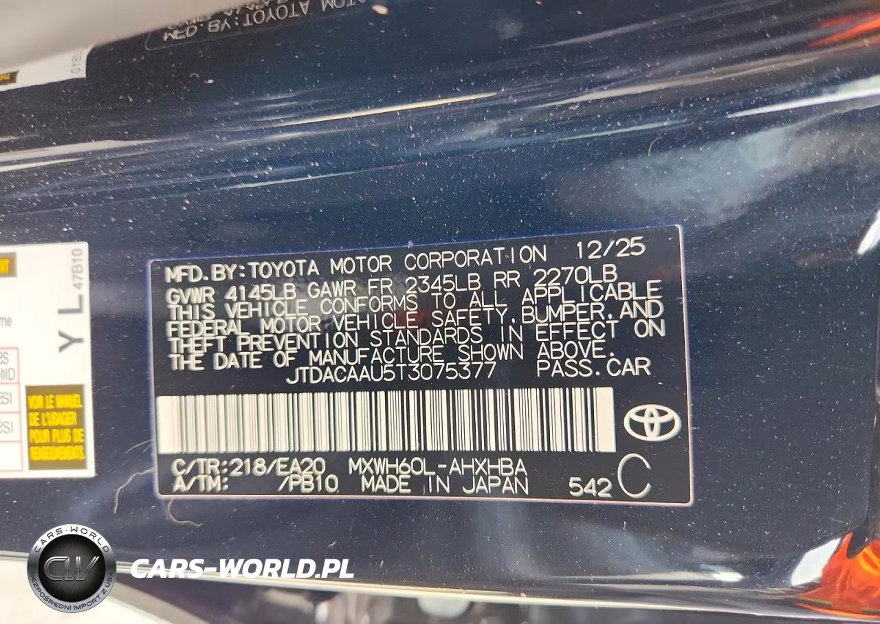 2026 Toyota Prius Limited VIN:JTDACAAU5T3075377 - 13