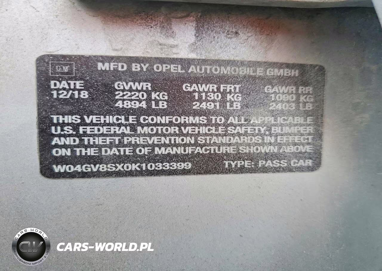 2019 Buick Regal Tourx Essence VIN:W04GV8SX0K1033399 - 13