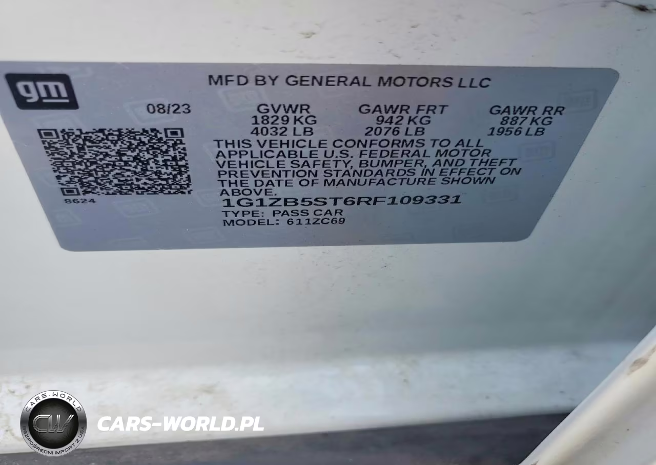 2024 Chevrolet Malibu Ls VIN:1G1ZB5ST6RF109331 - 12