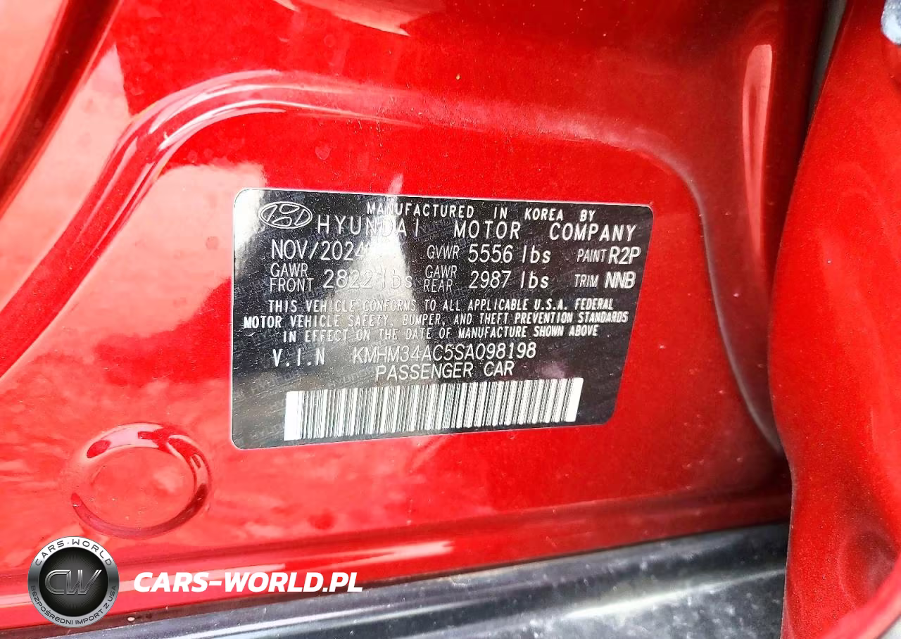 2025 Hyundai Ioniq 6 Sel VIN:KMHM34AC5SA098198 - 12