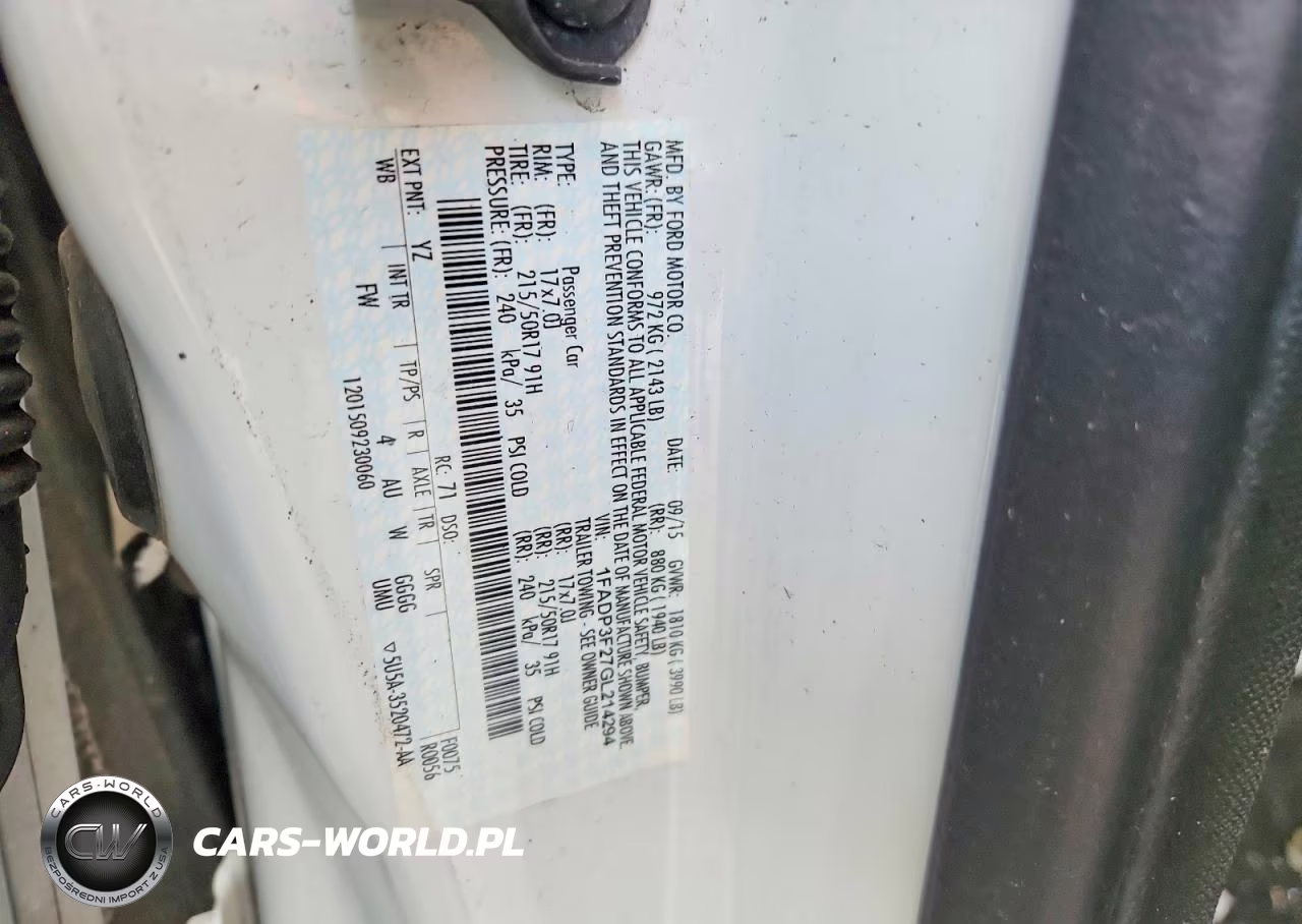 2016 Ford Focus Se VIN:1FADP3F27GL214294 - 12