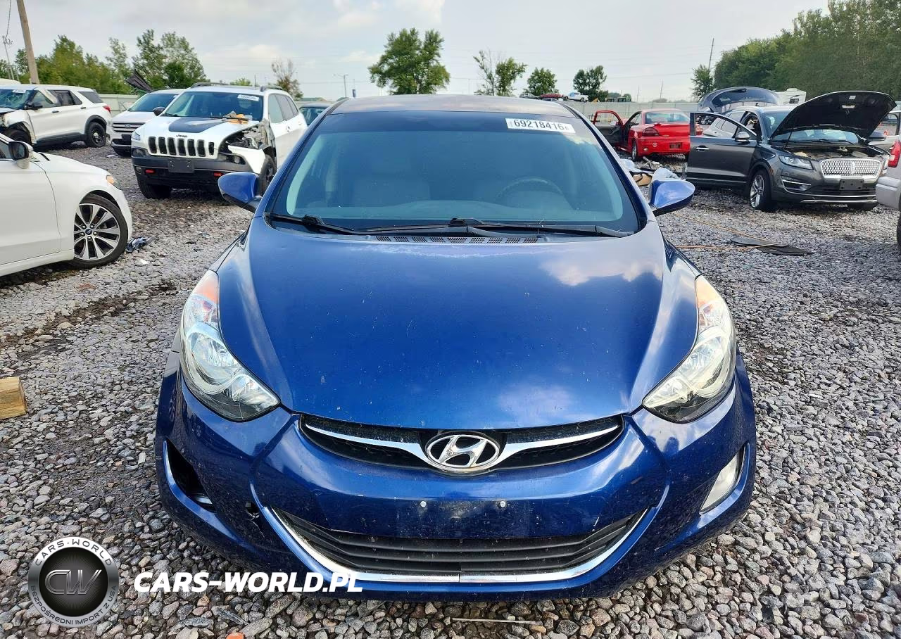 2013 Hyundai Elantra Gls VIN:KMHDH4AE4DU681415 - 5