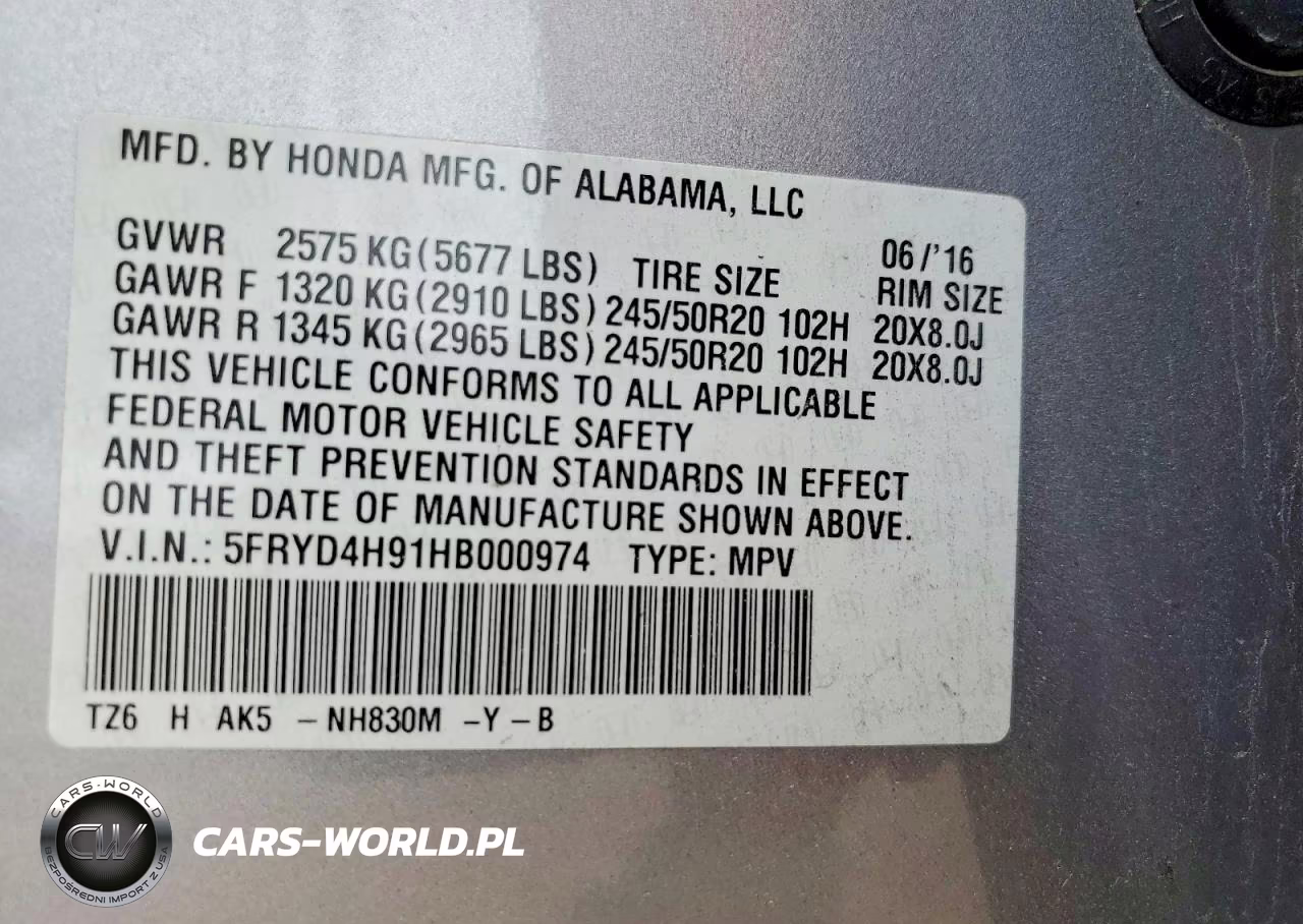 2017 Acura Mdx Advance VIN:5FRYD4H91HB000974 - 13