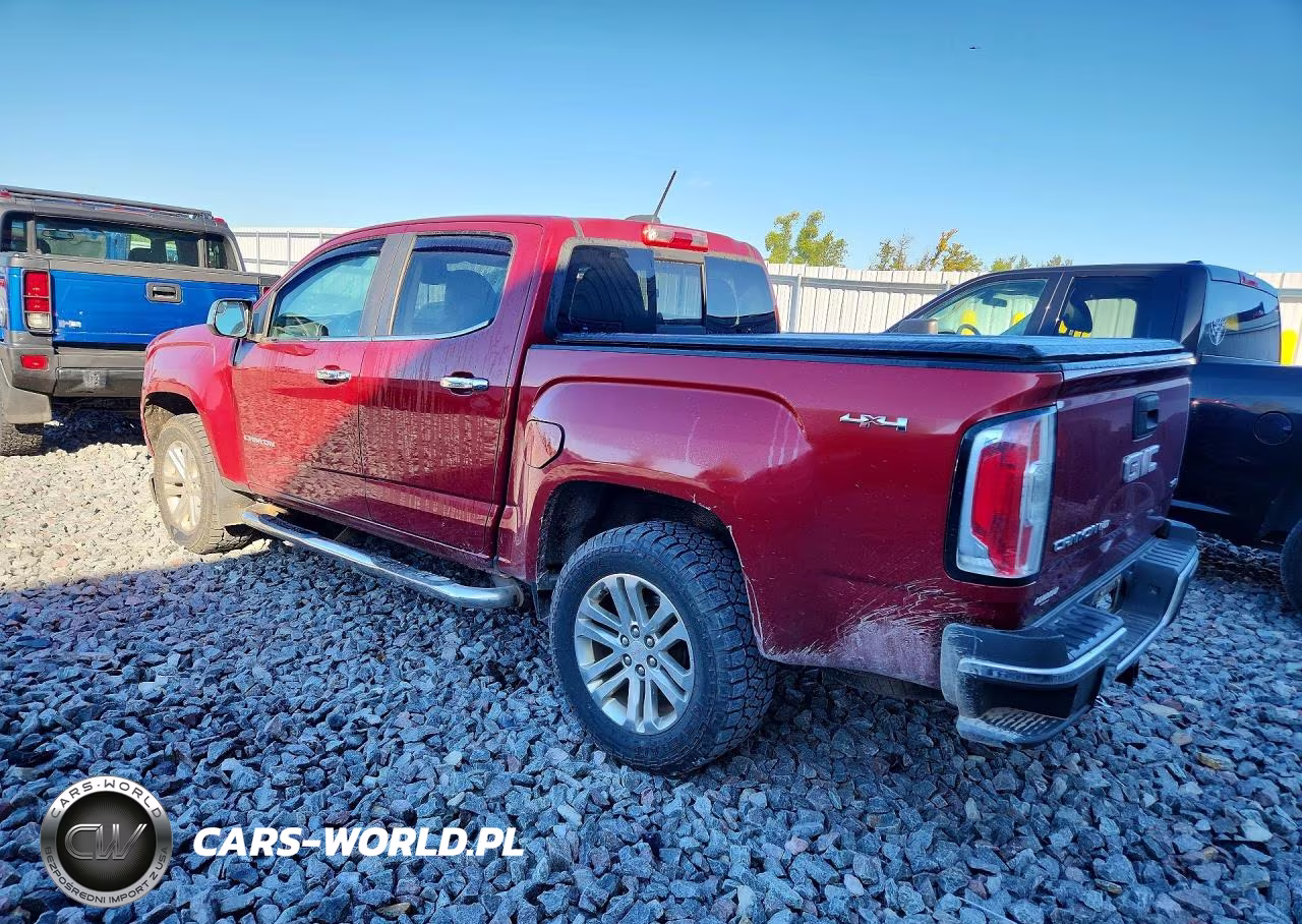 2017 GMC Canyon Slt VIN:1GTG6DEN6H1264211 - 2
