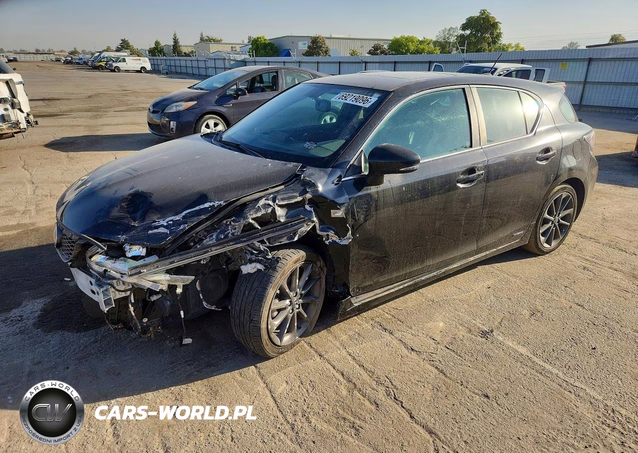2013 Lexus Ct 200 VIN:JTHKD5BH4D2170643 - 1