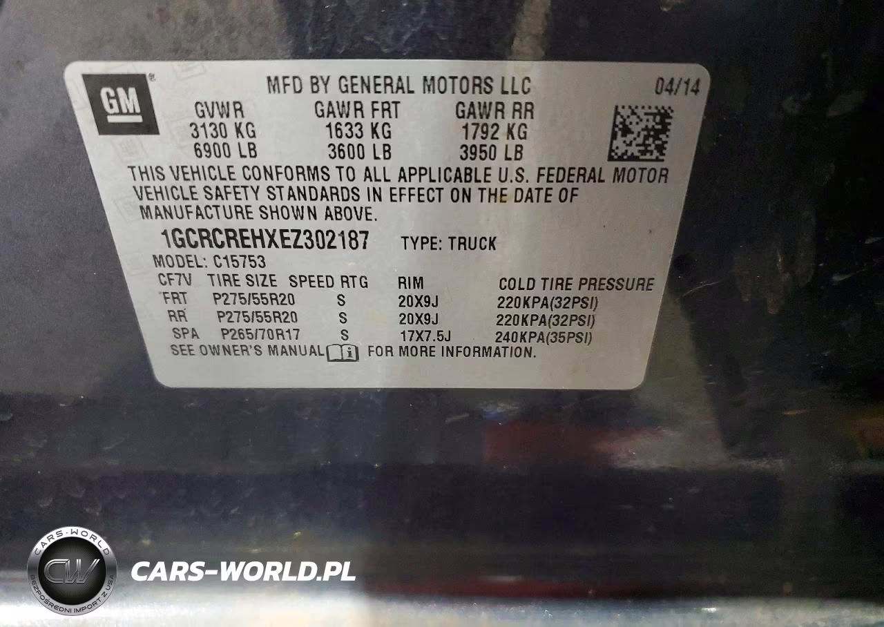2014 Chevrolet Silverado C1500 Lt VIN:1GCRCREHXEZ302187 - 12