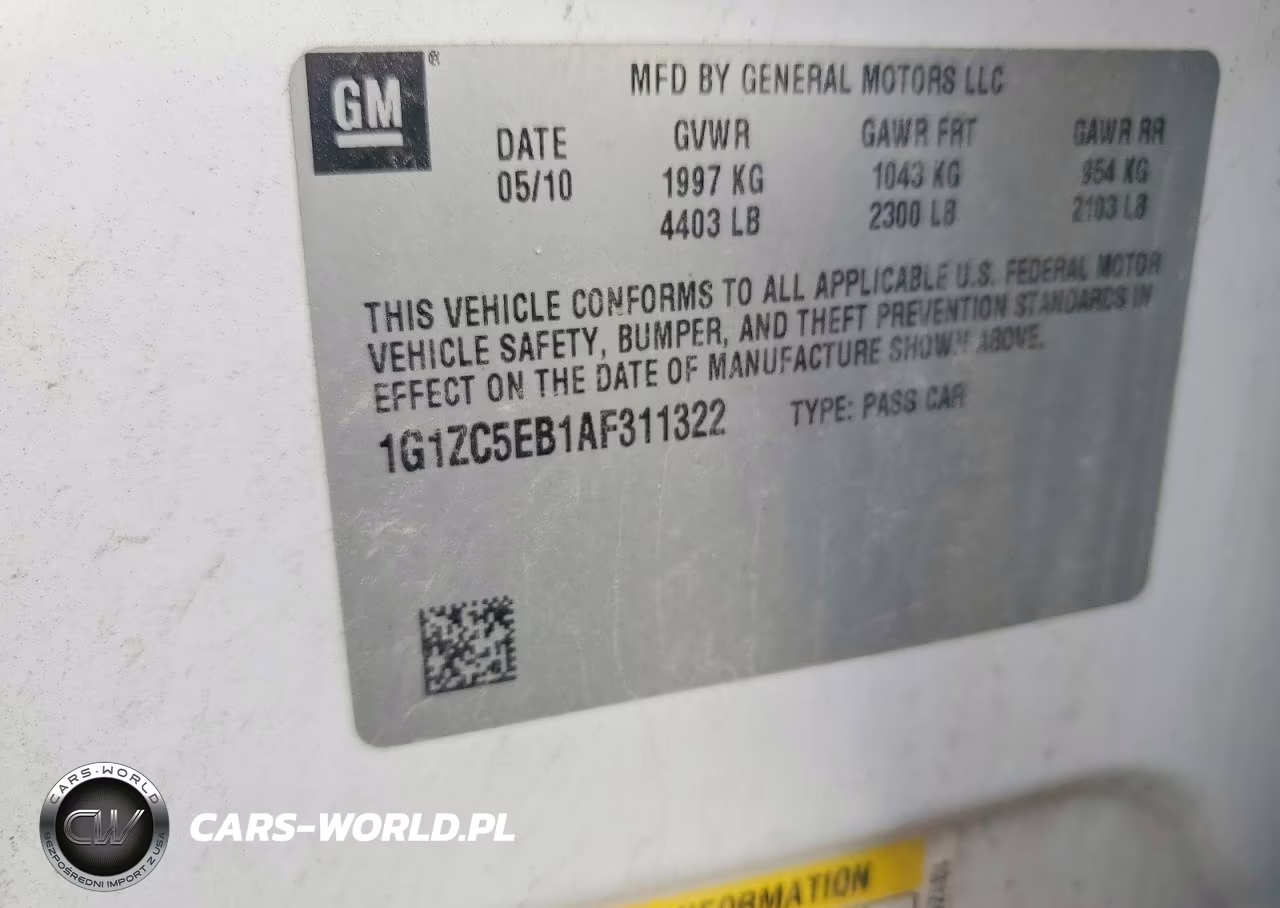 2010 Chevrolet Malibu 1Lt VIN:1G1ZC5EB1AF311322 - 12
